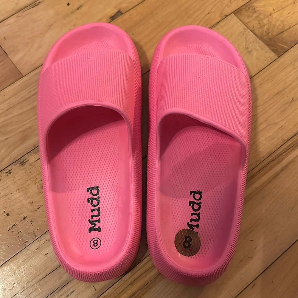 Mudd Women's Slide Sandals Fuchsia Size 8